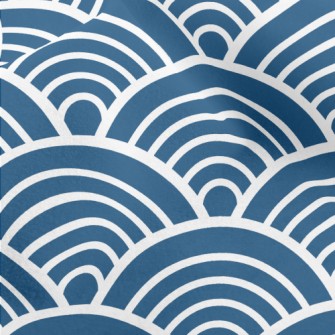 Lines Waves Micro Fleece