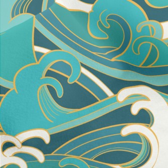 Fickle Waves Micro Fleece