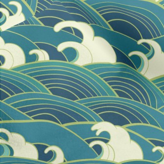 The Waves Are Rolling Micro Fleece