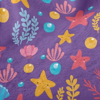 Shy Starfish Shell Minky