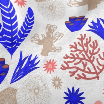 Lively Seaweed Creatures Minky