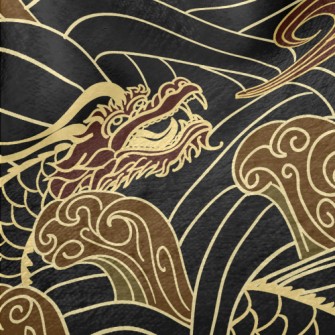 Dragon In Water Minky
