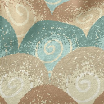 Mottled Mountain-shaped Waves Minky