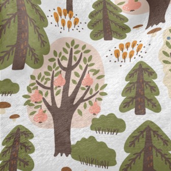 Pear Tree Forest Minky