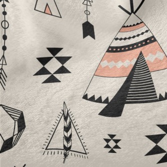 Indian Tribal Tent Minky
