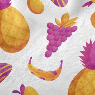 Spotted Pineapple Grapes Minky