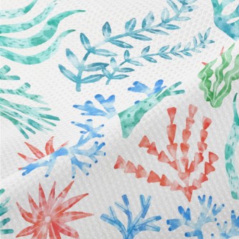 Various Seaweeds Piqué