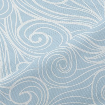Sea Waves Piqué