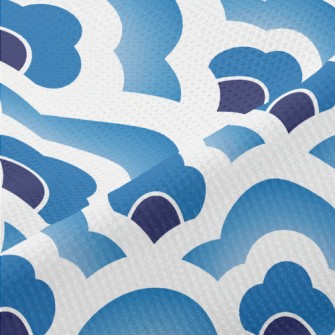 Chinese Style Waves Piqué