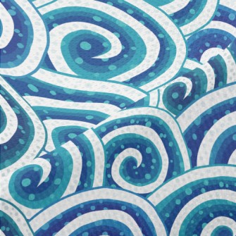 Swirling Waves Piqué