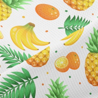 Tropical Juicy Fruits Piqué