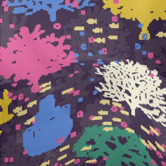 Small Fish And Coral Lightweight Performance Linen