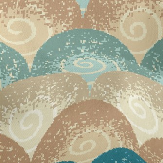 Mottled Mountain-shaped Waves Lightweight Performance Linen