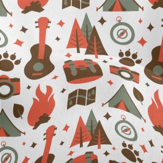 Camping Campfire Guitar Lightweight Performance Linen