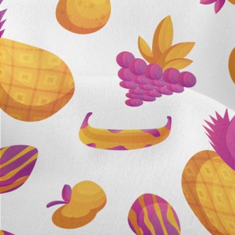 Spotted Pineapple Grapes Lightweight Performance Linen