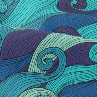 Classic Waves With Lines Modern Jersey