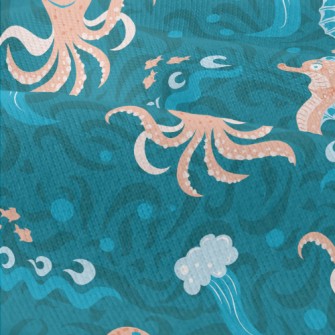 Octopus And Seahorse Modern Jersey