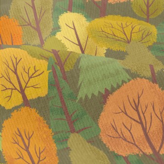 Autumn Woods Modern Jersey