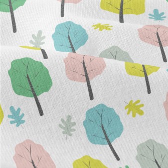Colorful Trees With Fallen Lea Modern Jersey