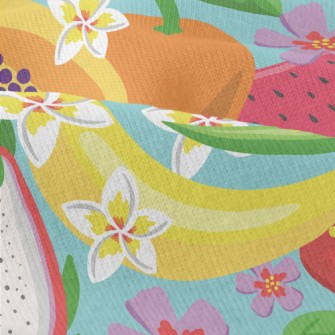 Papaya, Dragon Fruit, Orange Modern Jersey