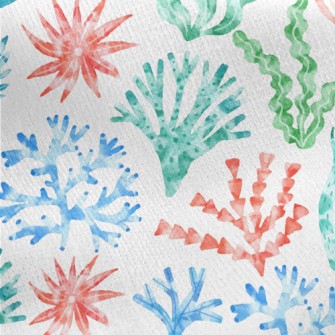 Various Seaweeds Jersey Backed Fleece