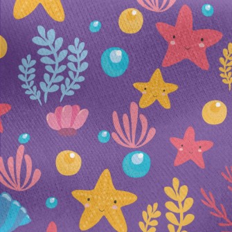 Shy Starfish Shell Jersey Backed Fleece