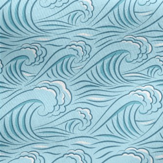 Big Waves Jersey Backed Fleece