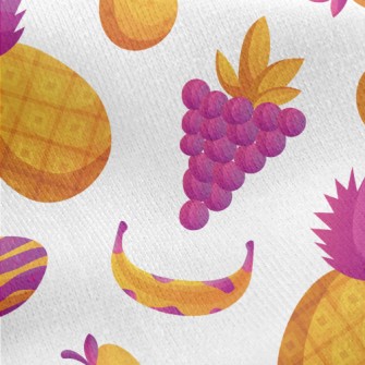 Spotted Pineapple Grapes Jersey Backed Fleece