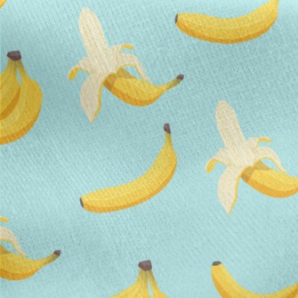 Multiple Bunches Of Bananas Jersey Backed Fleece