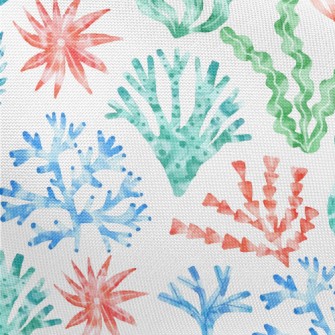 Various Seaweeds Pongee