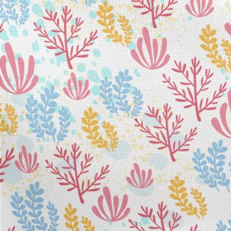 Cute Rocking Coral Pongee