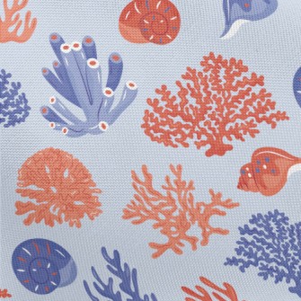 Small Shell Coral Pongee