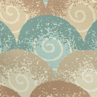 Mottled Mountain-shaped Waves Pongee