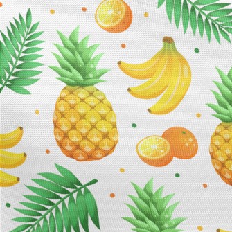 Tropical Juicy Fruits Pongee