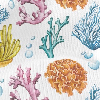 Coral And Bubbles Stretch Jersey