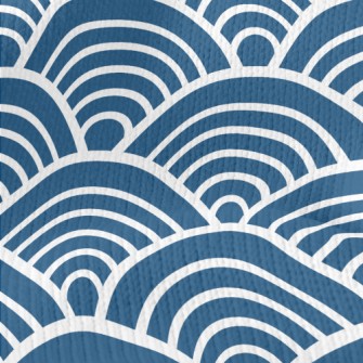 Lines Waves Stretch Jersey