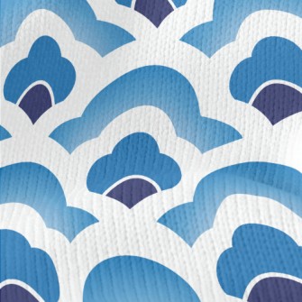 Chinese Style Waves Stretch Jersey