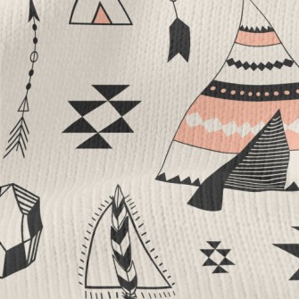 Indian Tribal Tent Stretch Jersey