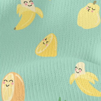Funny Expression Juicy Fruit Stretch Jersey