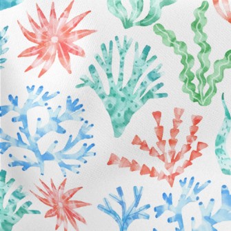 Various Seaweeds Lightweight Cotton Poplin