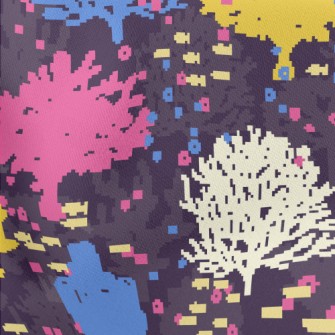 Small Fish And Coral Lightweight Cotton Poplin