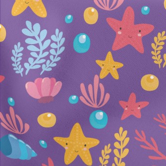 Shy Starfish Shell Lightweight Cotton Poplin