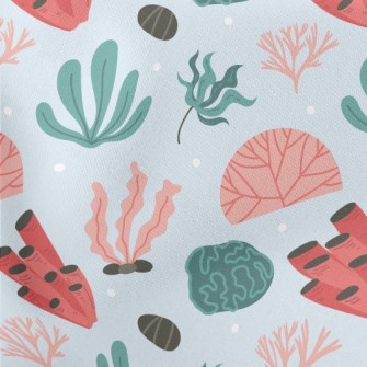 Chubby Coral Lightweight Cotton Poplin