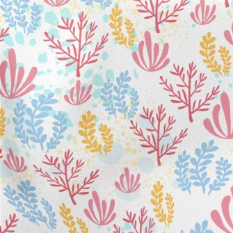 Cute Rocking Coral Lightweight Cotton Poplin