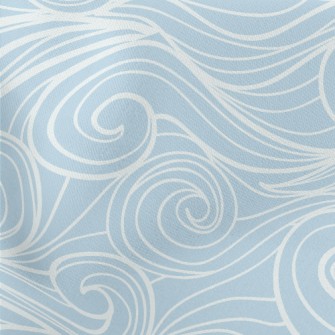 Sea Waves Lightweight Cotton Poplin
