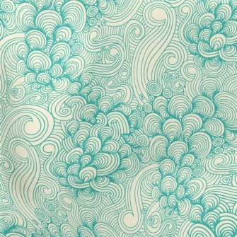 Weird Waves Lightweight Cotton Poplin