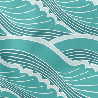 Stepped Waves Lightweight Cotton Poplin