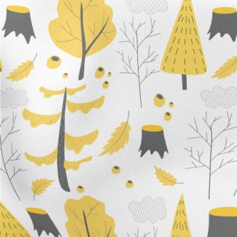 Dead Wood And Fallen Leaves Lightweight Cotton Poplin