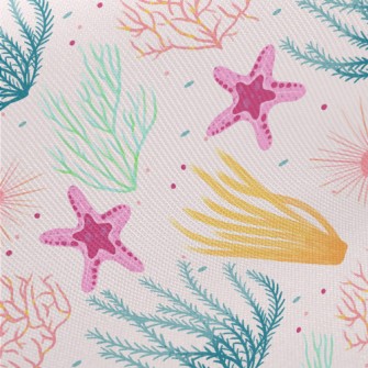 Underwater World Midweight Cotton Poplin