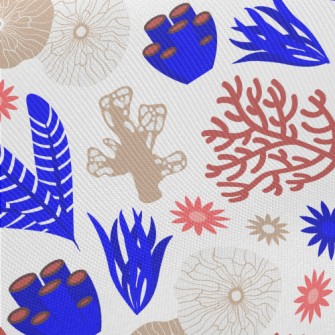 Lively Seaweed Creatures Midweight Cotton Poplin